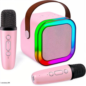 K12 Mini Wireless Mic Speaker with RGB Lights